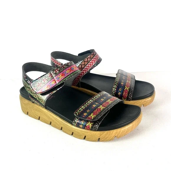 NWOT Alegria wedge sandals - Picture 3 of 6